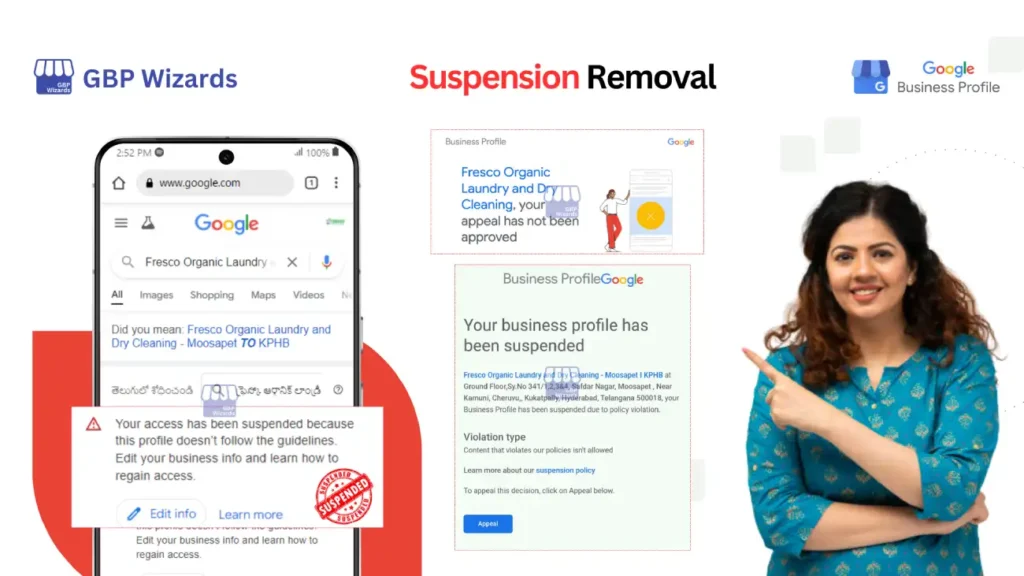 GMB Suspension removal