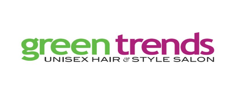 Green Trends Unisex Hair & Style Salon Logo